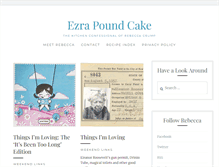 Tablet Screenshot of ezrapoundcake.com